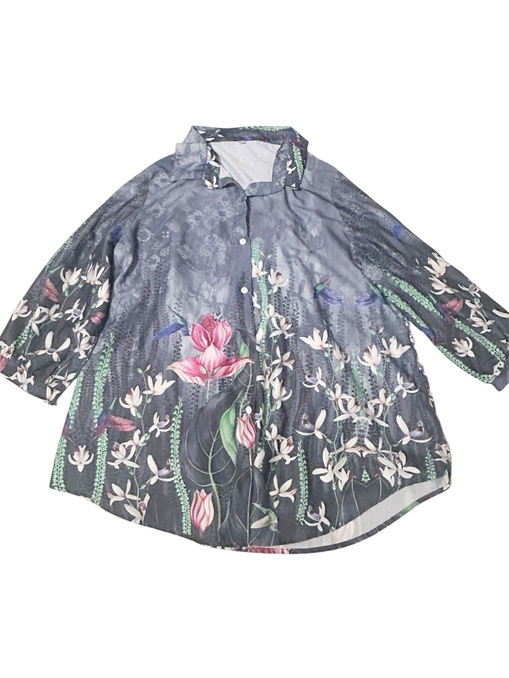 Floral Button-Up